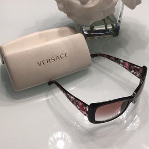 Versace Multicolor Pink Medusa Sunglasses